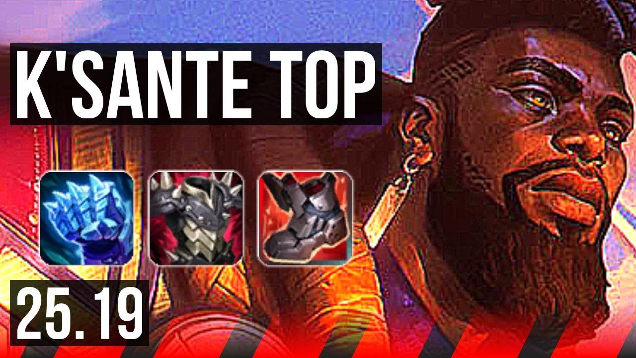 K’SANTE vs DARIUS (TOP) | 7 Abates Solo, 9/2/9, Invencível | KR Mestre | 25.19