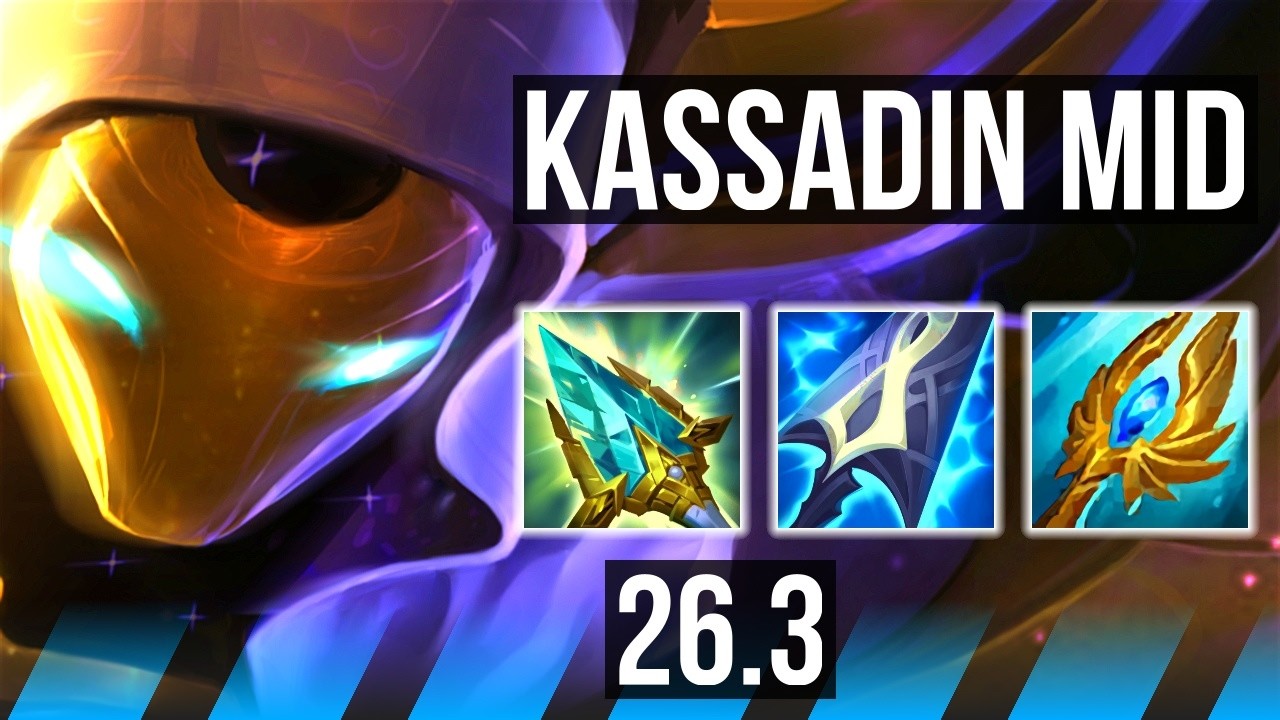 KASSADIN vs VIKTOR (MID) | Summon Aery, 53K Dano | BR Grão-Mestre | 26.3