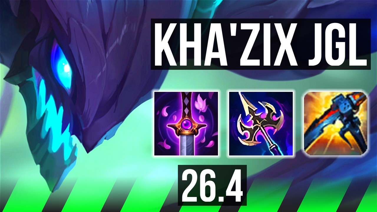 KHA’ZIX vs ZED (JGL) | EUNE Mestre | 26.4