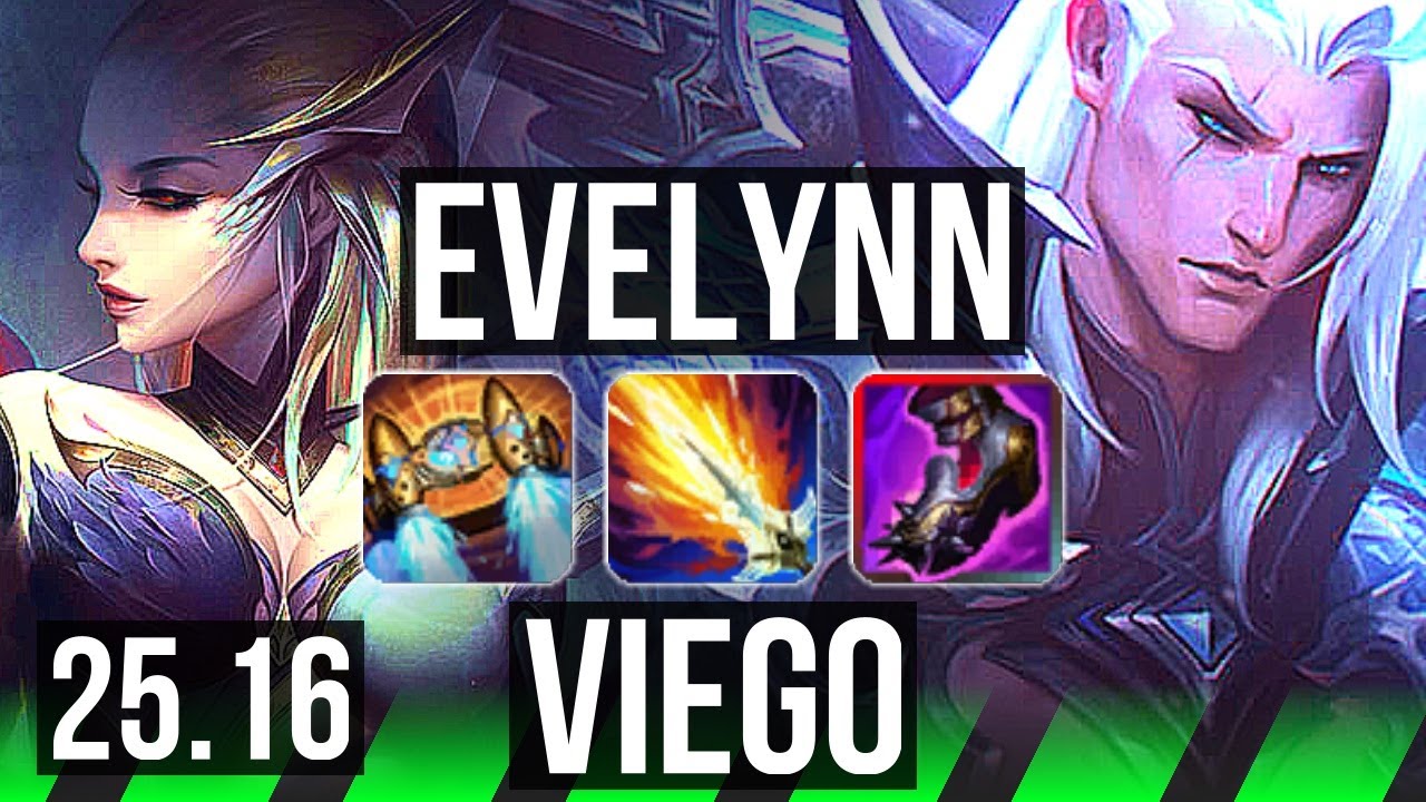 EVELYNN vs VIEGO (JGL) | Lendário | KR Mestre | 25.16