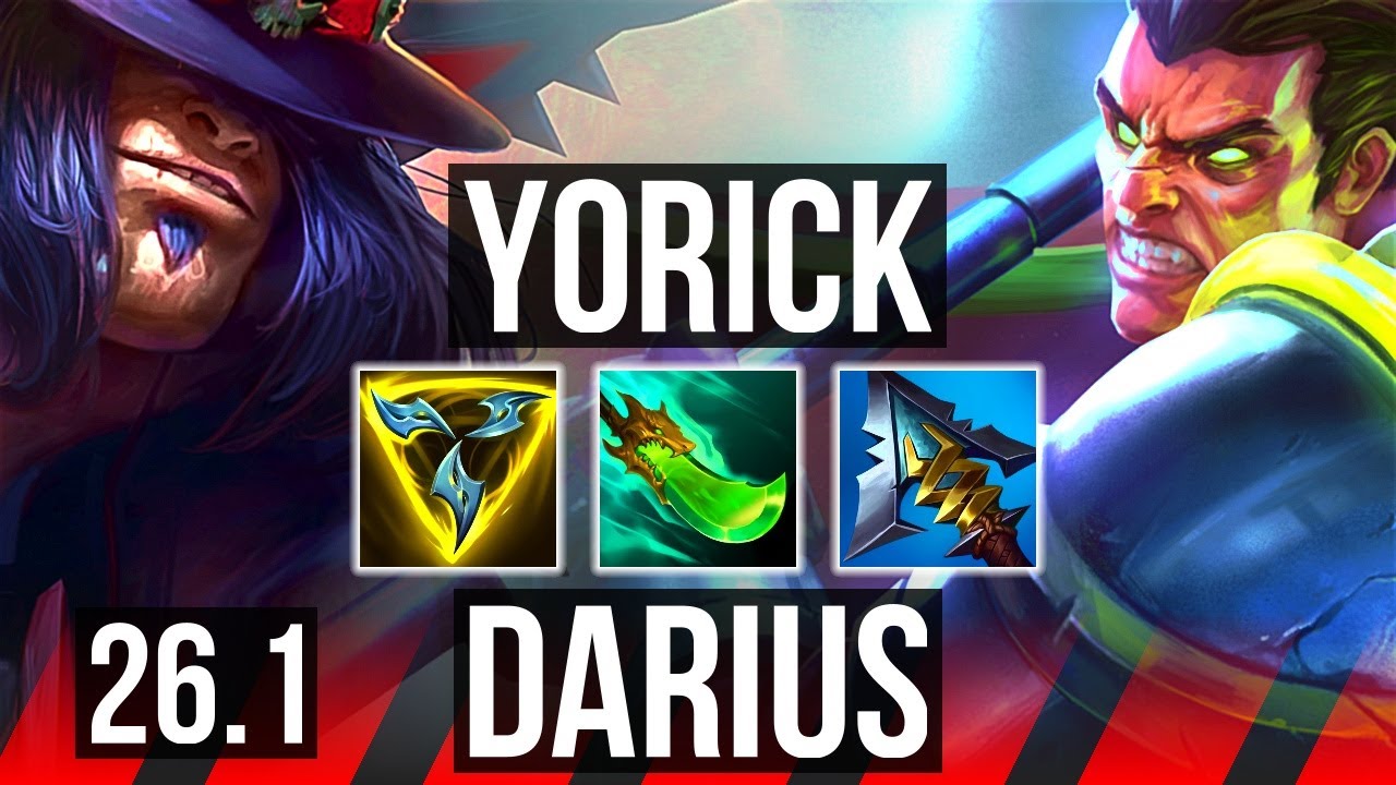 YORICK vs DARIUS (TOP) | EUW Diamante | 26.1