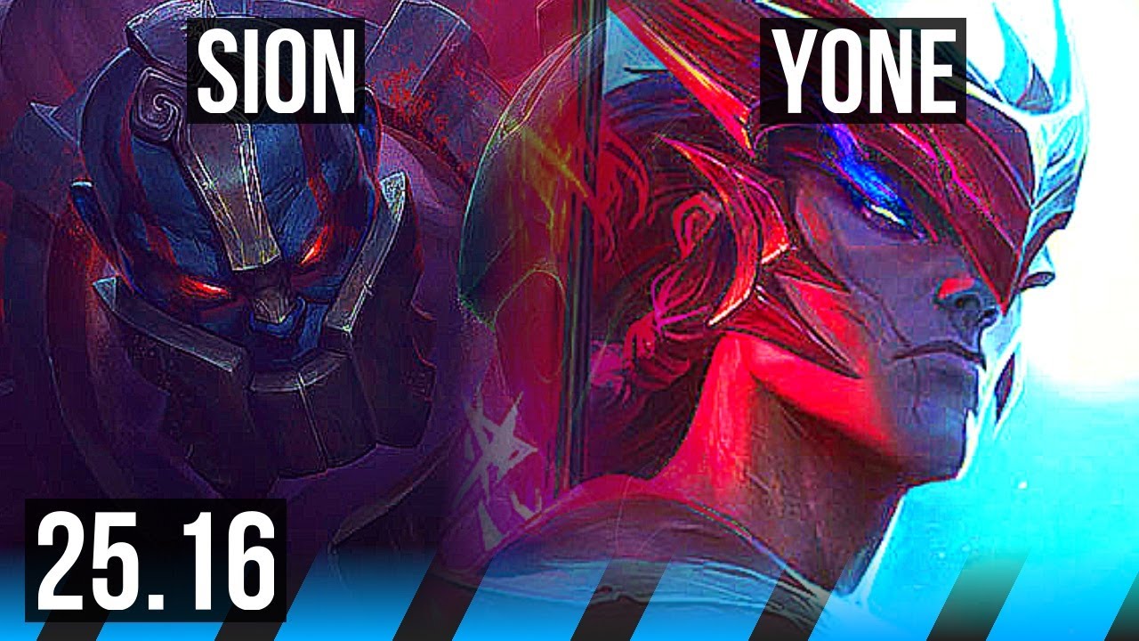 SION vs YONE (MID) | 800+ Jogos | KR Mestre | 25.16