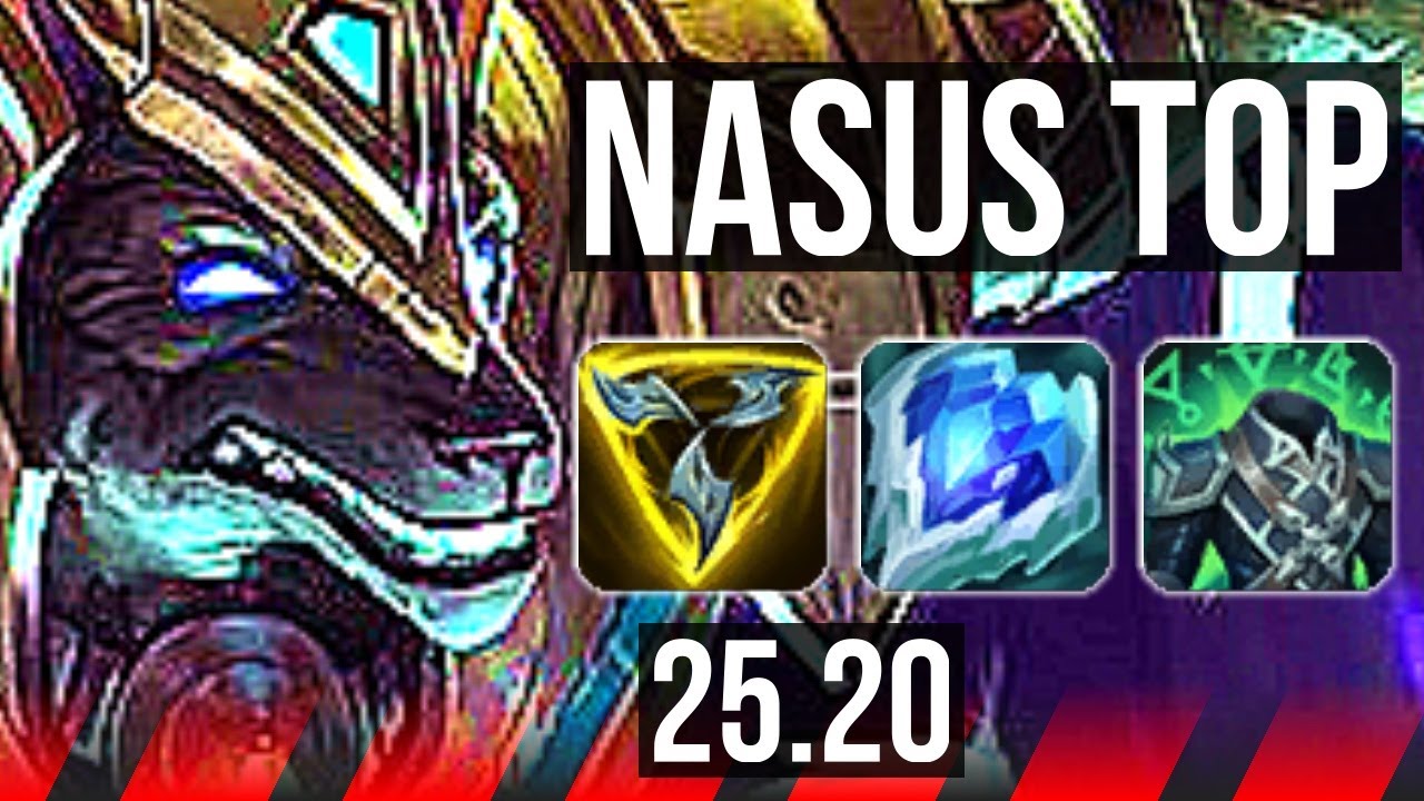 NASUS vs ORNN (TOP) | 11/1/7, Lendário, 800+ Jogos | EUW Mestre | 25.20