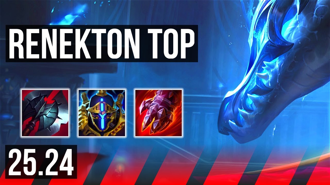 RENEKTON vs MORDEKAISER (TOP) | Good KDA: 10/1/6 | NA Mestre | 25.24