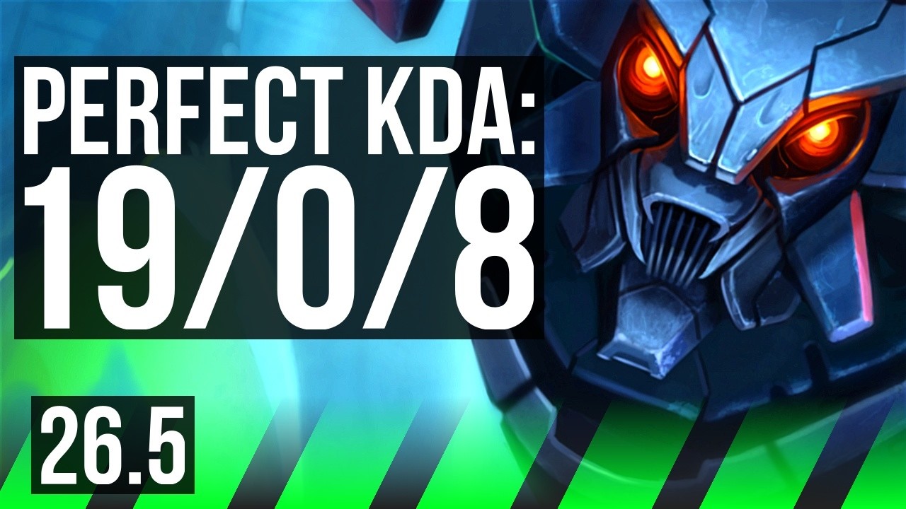 KHA’ZIX vs Mestre YI (JGL) | Perfect KDA: 19/0/8 | NA Desafiante | 26.5