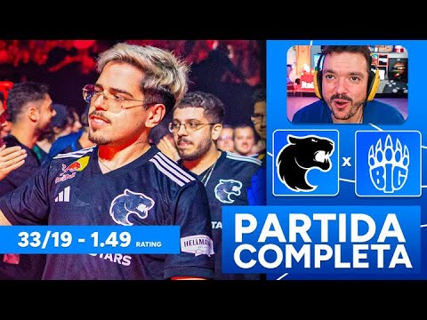 FURIA vs BIG – PARTIDA COMPLETA COM GAULES – BLAST…