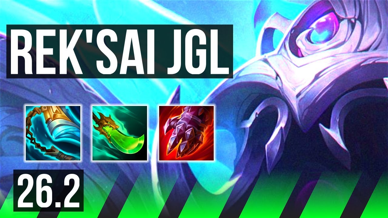 REK’SAI vs MORDEKAISER (JGL) | 42K Dano | EUNE Grão-Mestre | 26.2