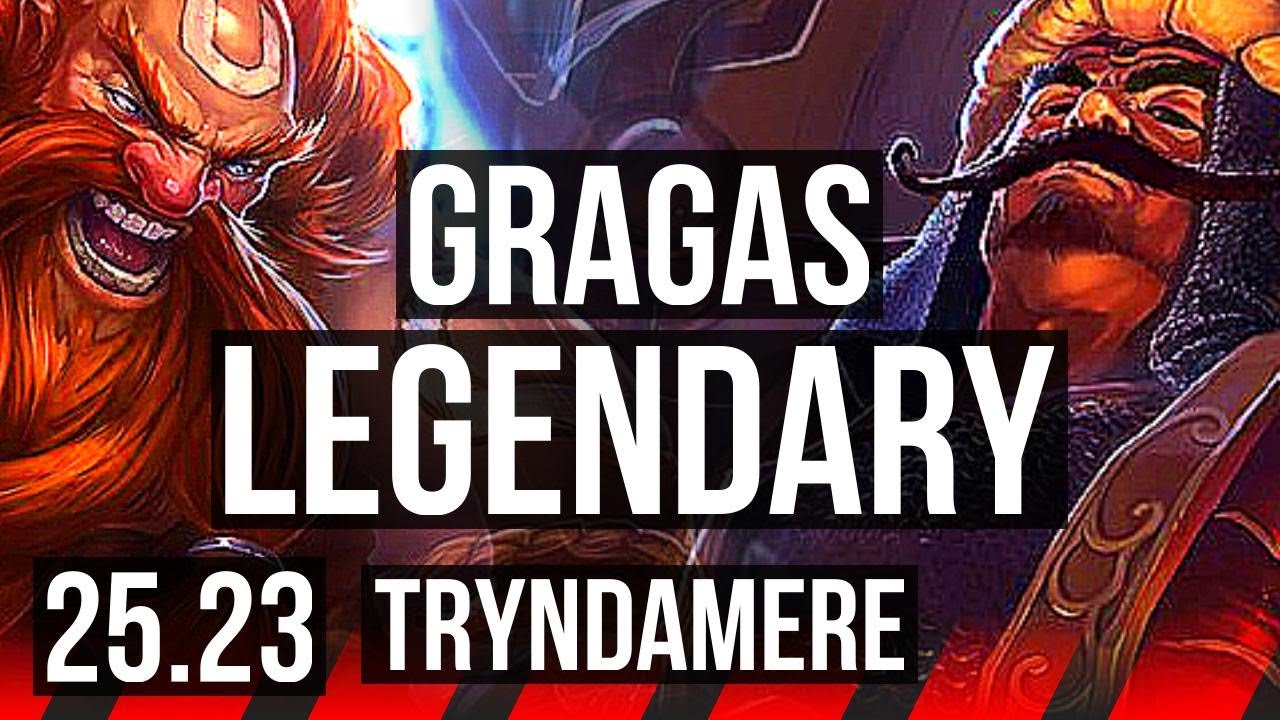 GRAGAS vs TRYNDAMERE (TOP) | 12/3/9, Lendário, 38k Dano | KR Mestre…