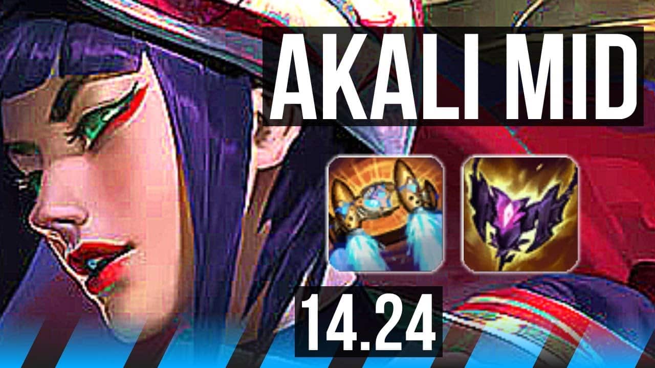 AKALI vs VIKTOR (MID) | 6/1/3 | KR Diamond | 14.24