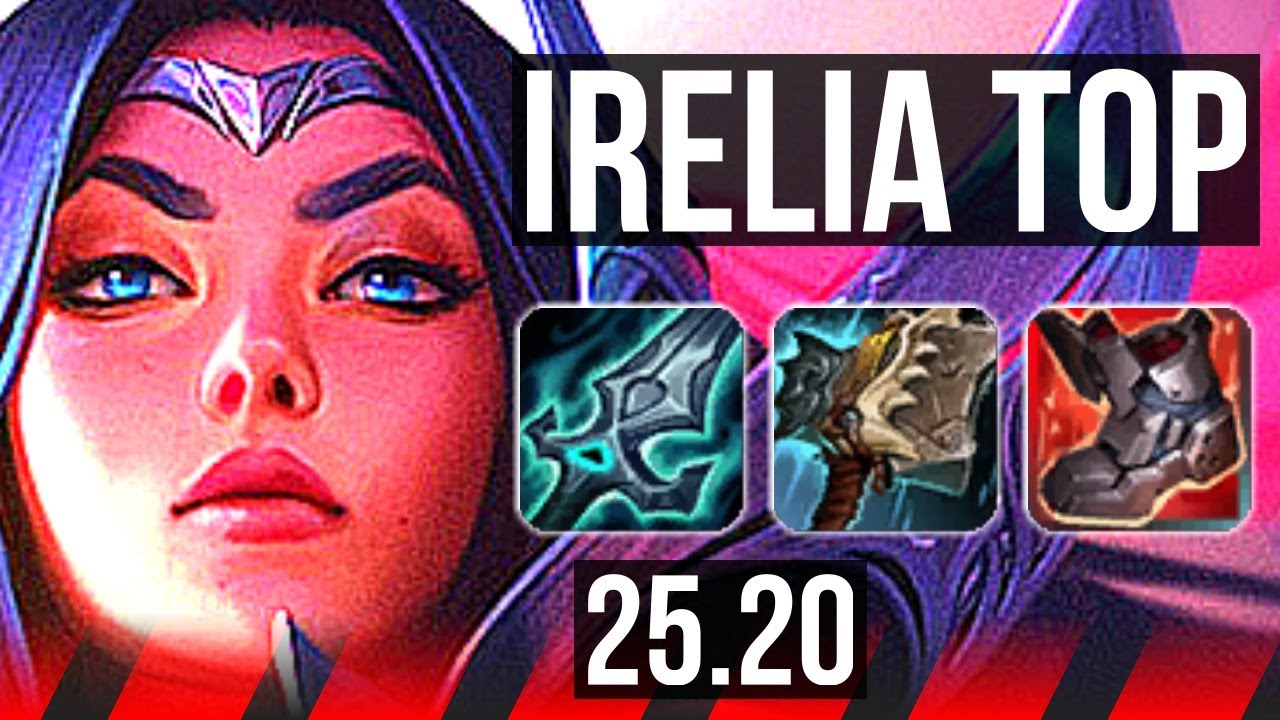 IRELIA vs YASUO (TOP) | 8 Abates Solo, Invencível | KR Diamante | 25.20