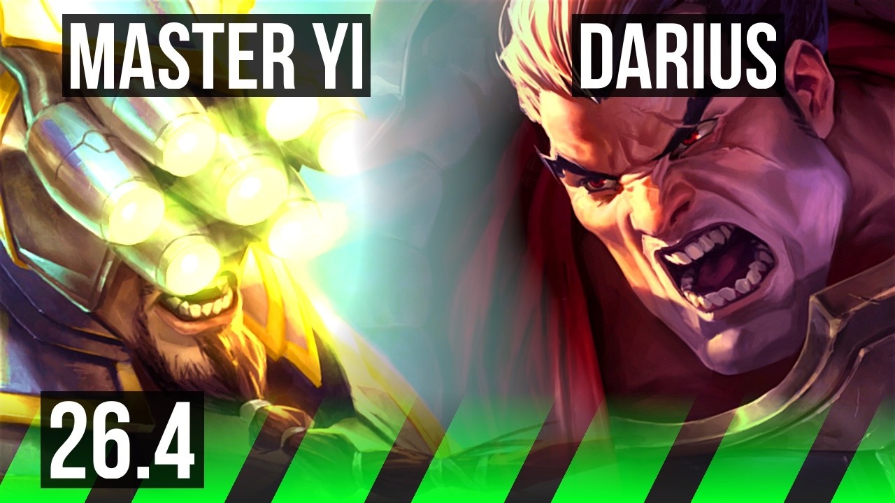 Mestre YI vs DARIUS (JGL) | 48K Dano | KR Desafiante | 26.4