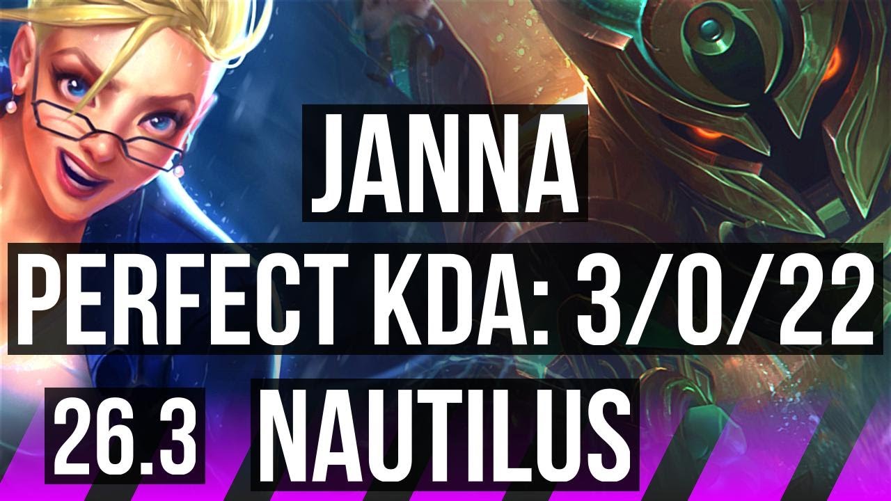 JANNA & Aurelion Sol vs NAUTILUS & Caitlyn (SUP) | Perfect KDA: 3/0/22 | EUW&hellip;