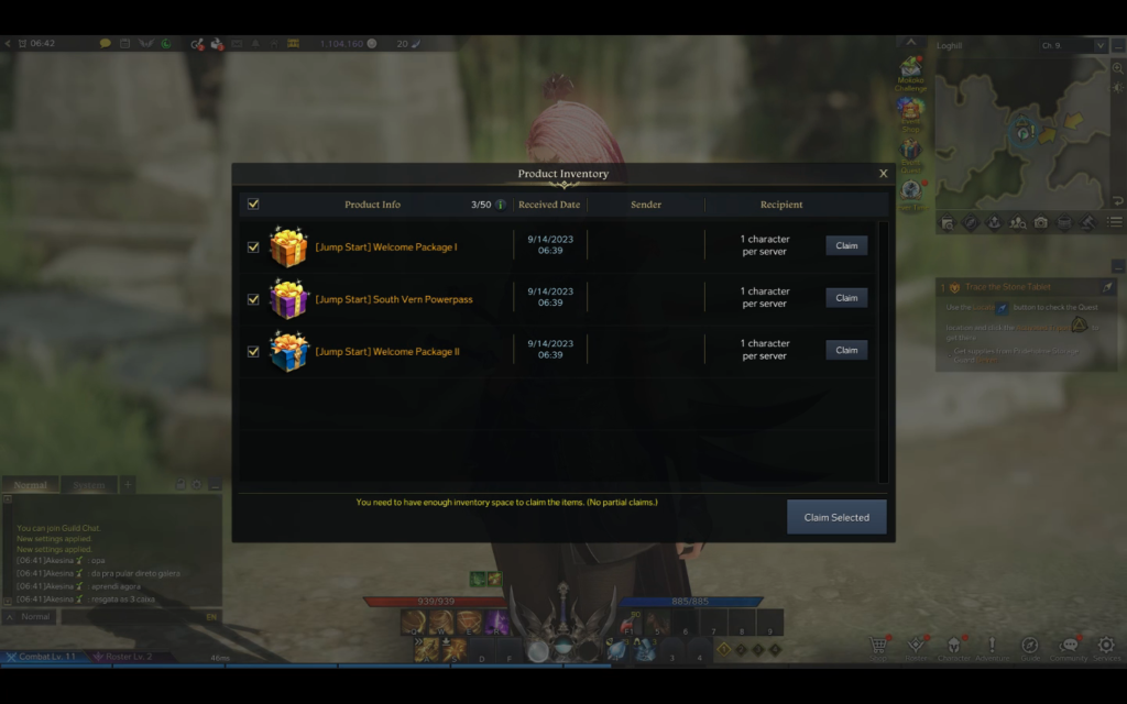 Recompensas servidor Jump Start Lost Ark