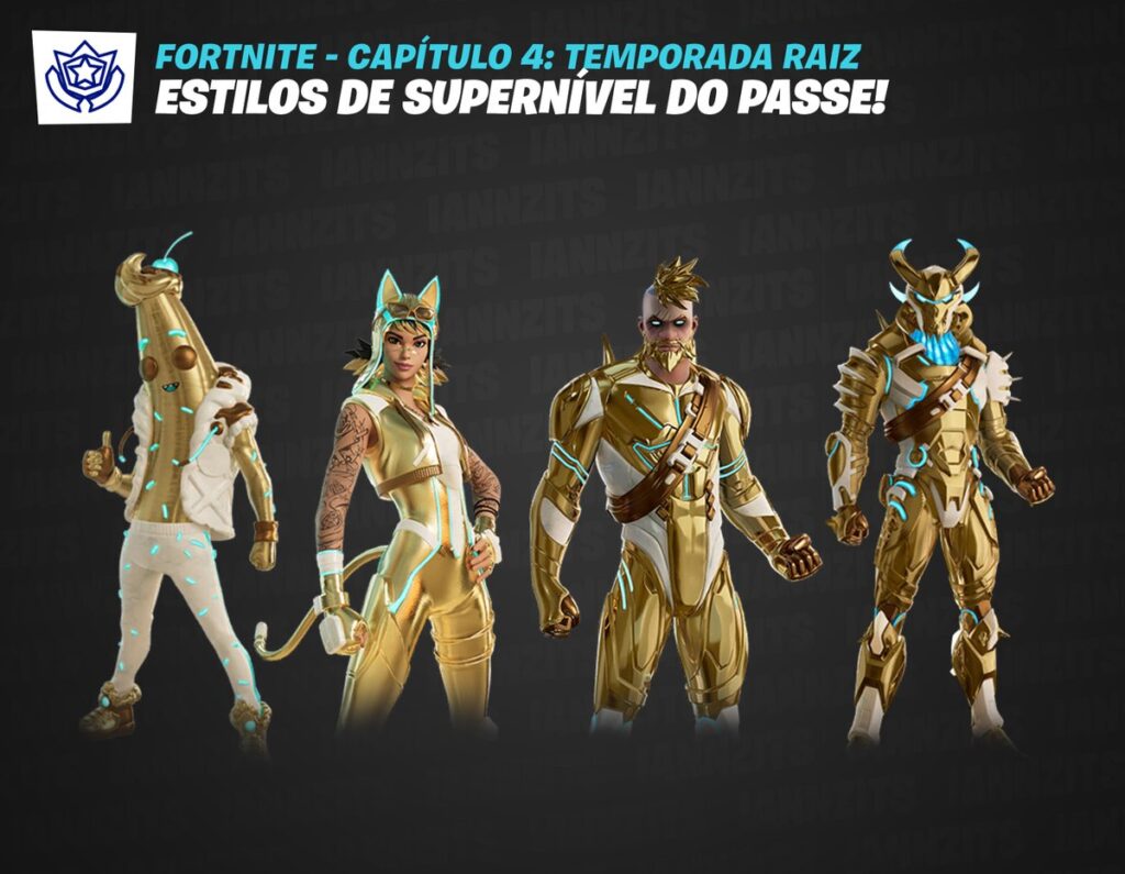 Estilos de Supernível do Passe Raiz