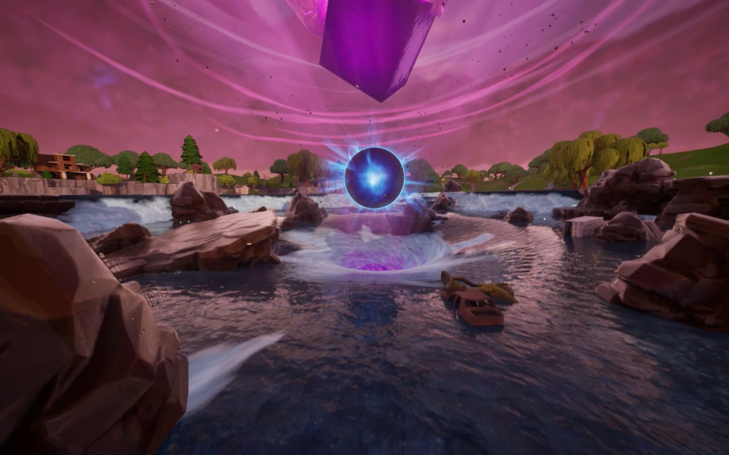 Lago do Saque do Fortnite Capítulo 4 Temporada Raiz