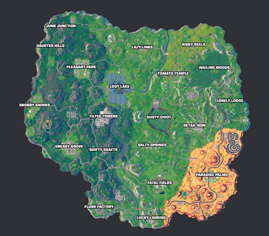mapa da temporada raiz estágio 3