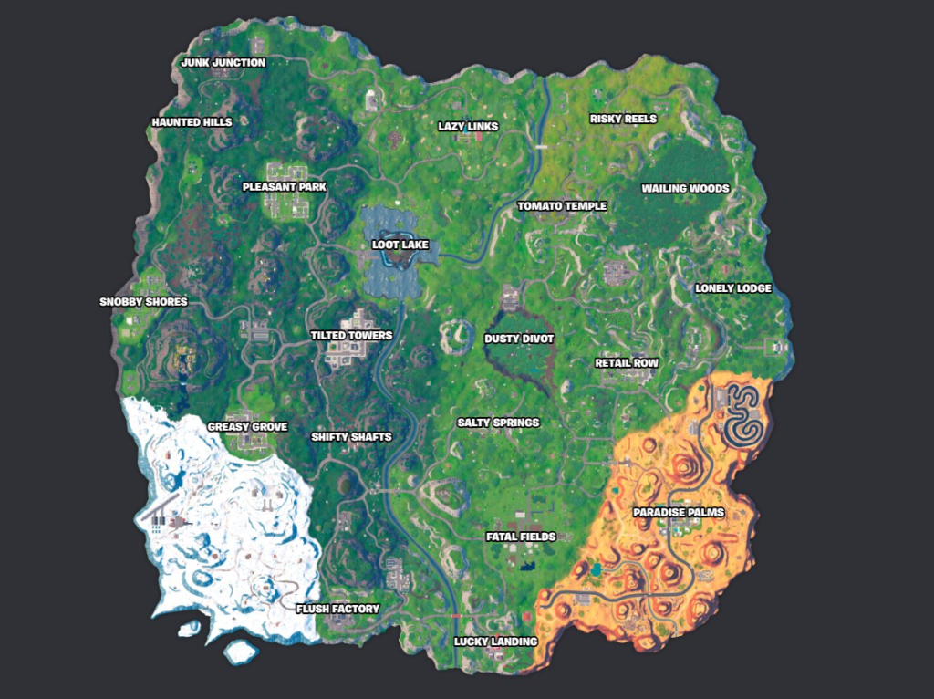 mapa da temporada raiz estágio 3