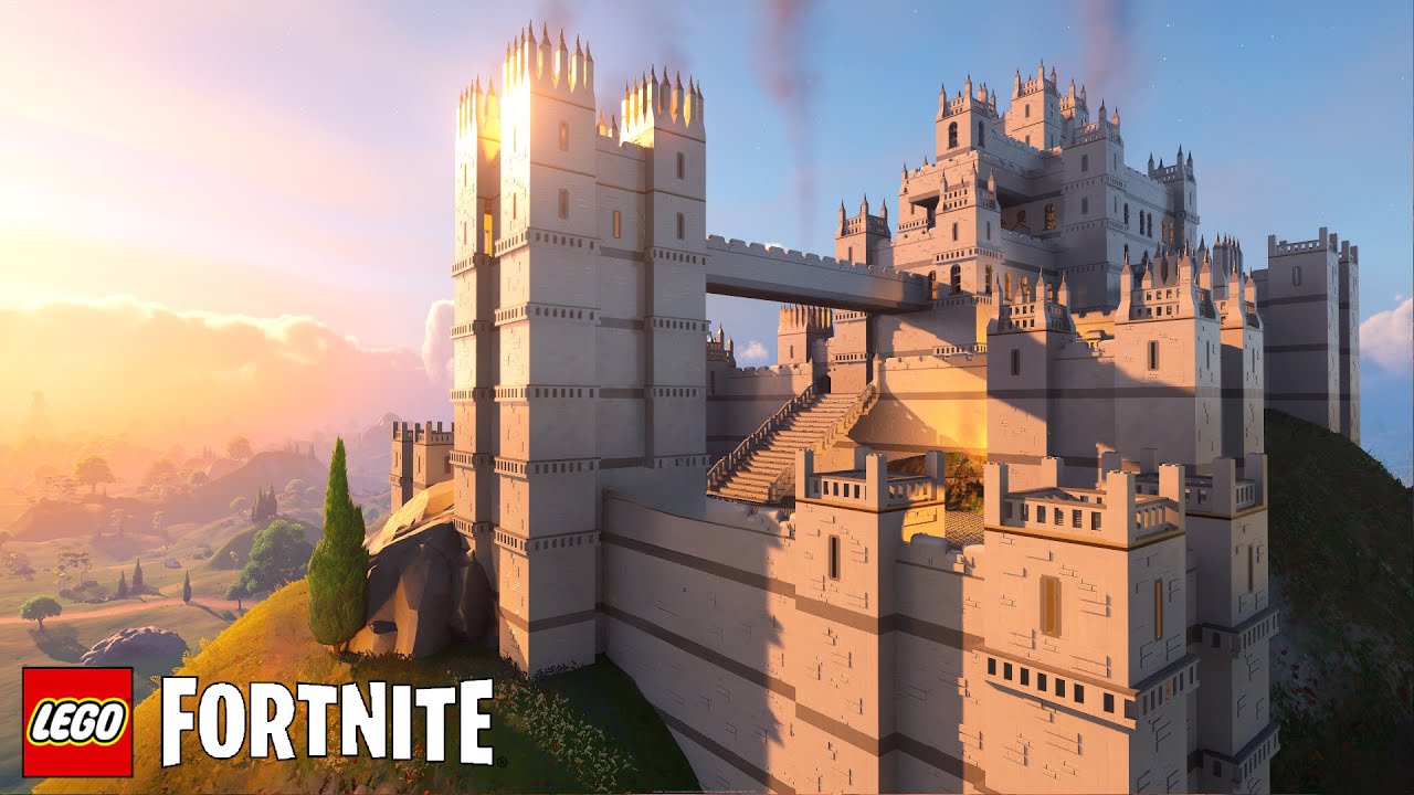 Castelo no LEGO Fortnite por Hanna Pixelfarm