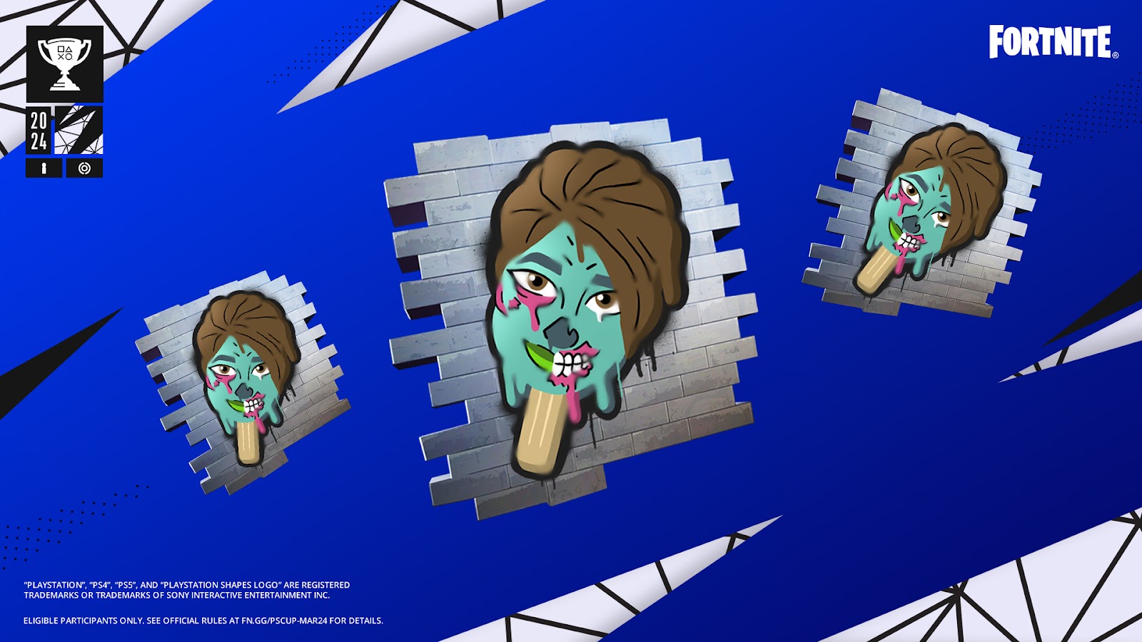 Spray do Campeonato PlayStation do Fortnite