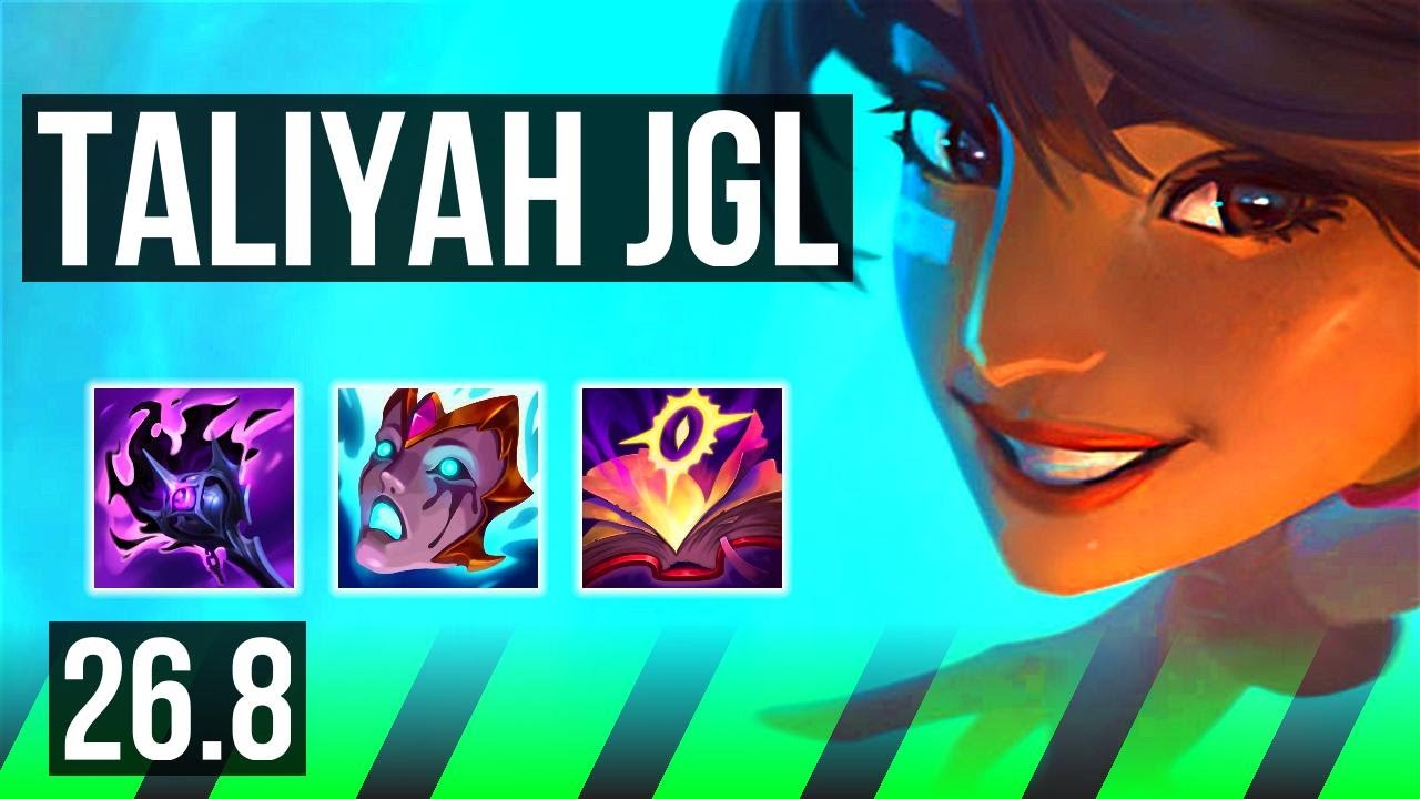 TALIYAH vs KHA’ZIX (JGL) | Good KDA: 12/1/12 | EUW Mestre | 26.8