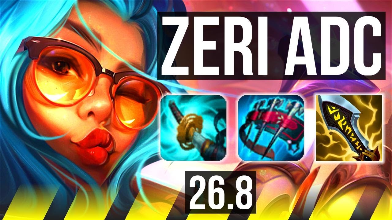 ZERI & Yuumi vs LUCIAN & Sona (ADC) | Good KDA: 27/2/11, 54K Dano | KR Diamante | 26.8
