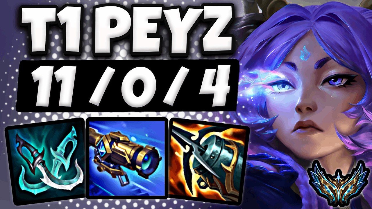 T1 Peyz Yunara vs Aphelios [ ADC ] Korea Desafiante 2270 LP | Patch 26.7