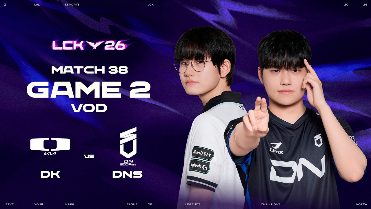 DK vs DNS | Partida 38 Game 2 | 2026 LCK