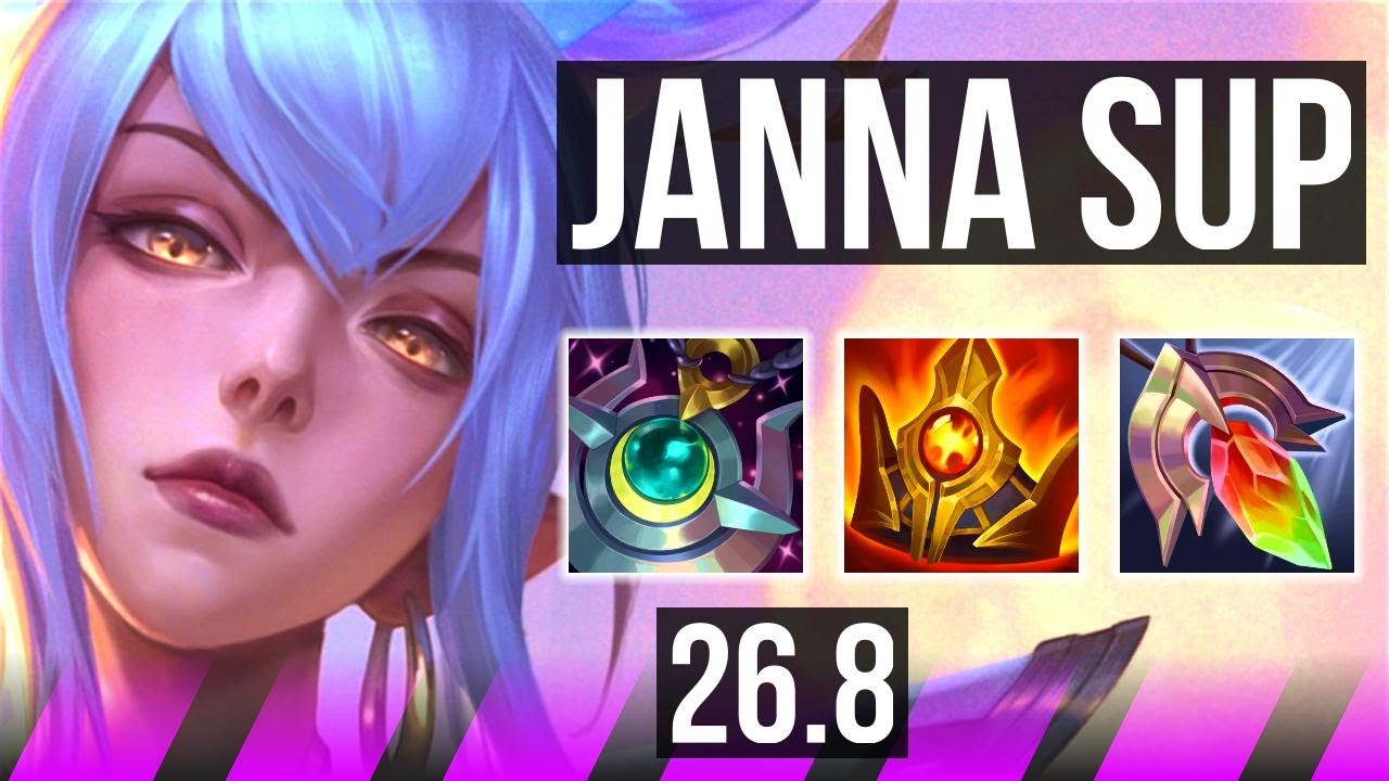 JANNA & Jinx vs PYKE & Veigar (SUP) | EUW Mestre | 26.8