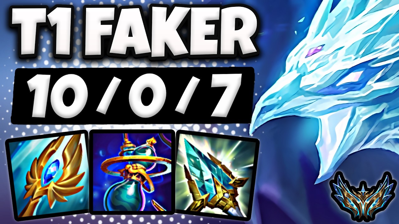 T1 Faker Anivia vs Ryze MID [ Perfect KDA ] Korea Desafiante 1723 LP | Patch 26.7