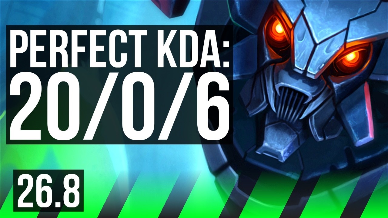KHA’ZIX vs Mestre YI (JGL) | Perfect KDA: 20/0/6 | EUW Mestre | 26.8