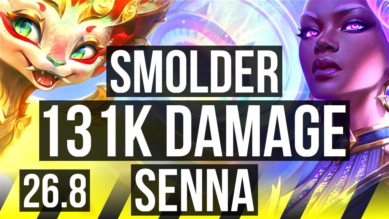 SMOLDER & Soraka vs SENNA & Rell (ADC) | 131K Dano | KR Mestre | 26.8