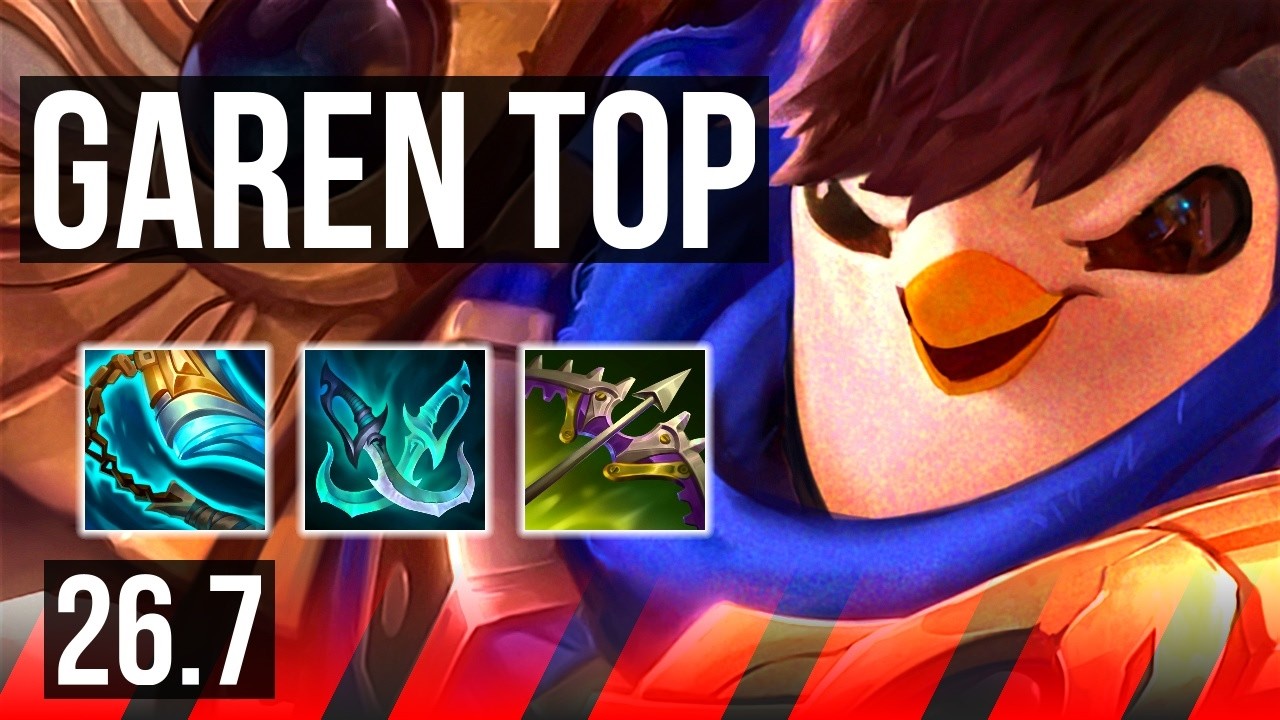 GAREN vs DARIUS (TOP) | Perfect KDA: 11/0/7 | EUW Diamante | 26.7