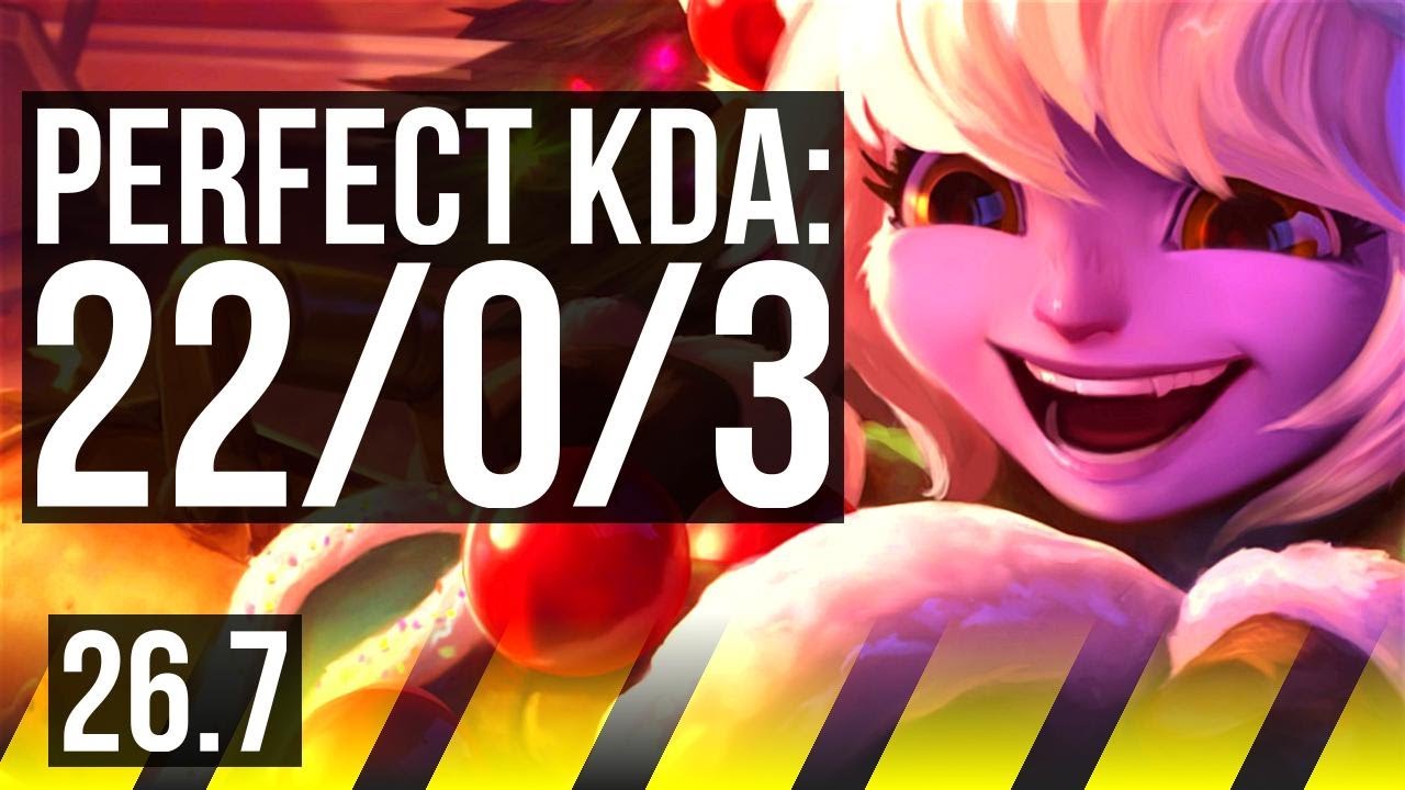 TRISTANA & Lulu vs JHIN & Karma (ADC) | Perfect KDA: 22/0/3 | KR Diamante | 26.7