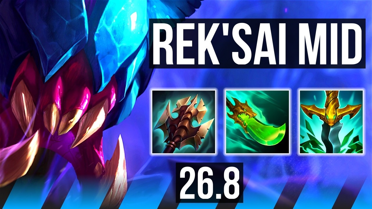 REK’SAI vs IRELIA (MID) | NA Mestre | 26.8