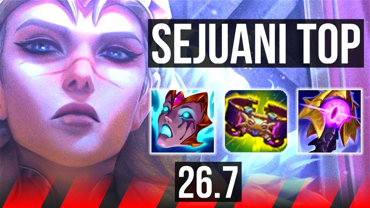 SEJUANI vs ZAAHEN (TOP) | EUW Mestre | 26.7