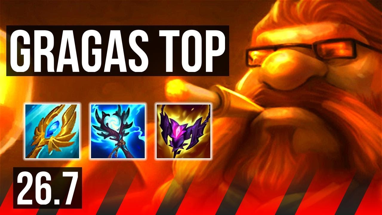 GRAGAS vs ZAAHEN (TOP) | 46K Dano | EUW Mestre | 26.7