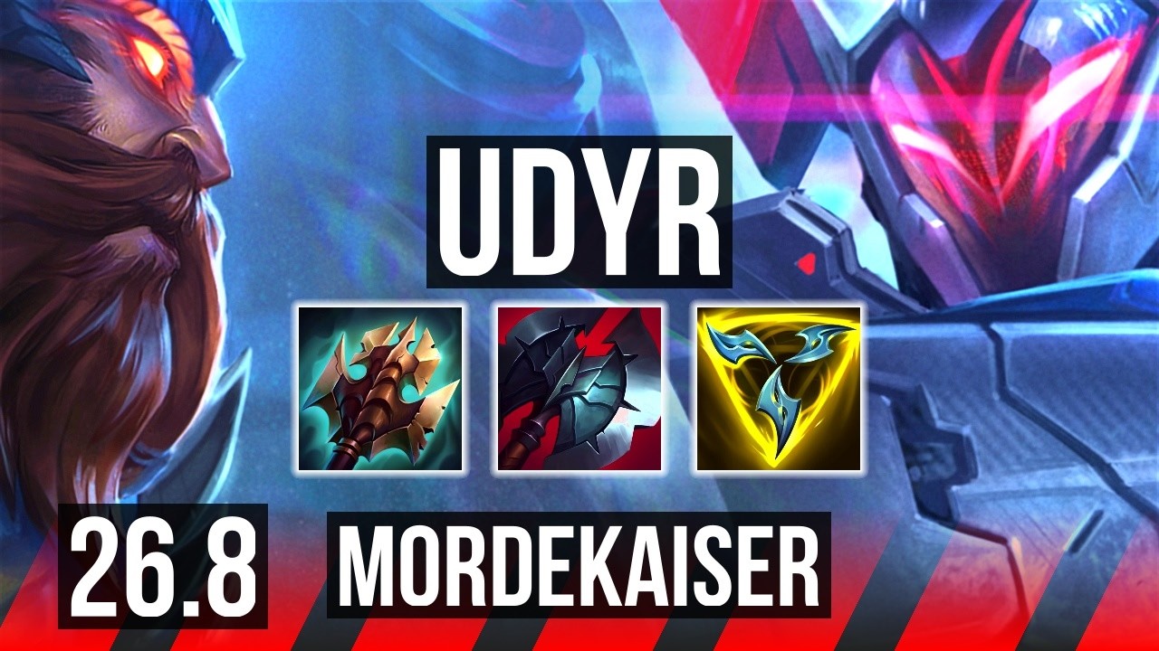 UDYR vs MORDEKAISER (TOP) | EUW Mestre | 26.8