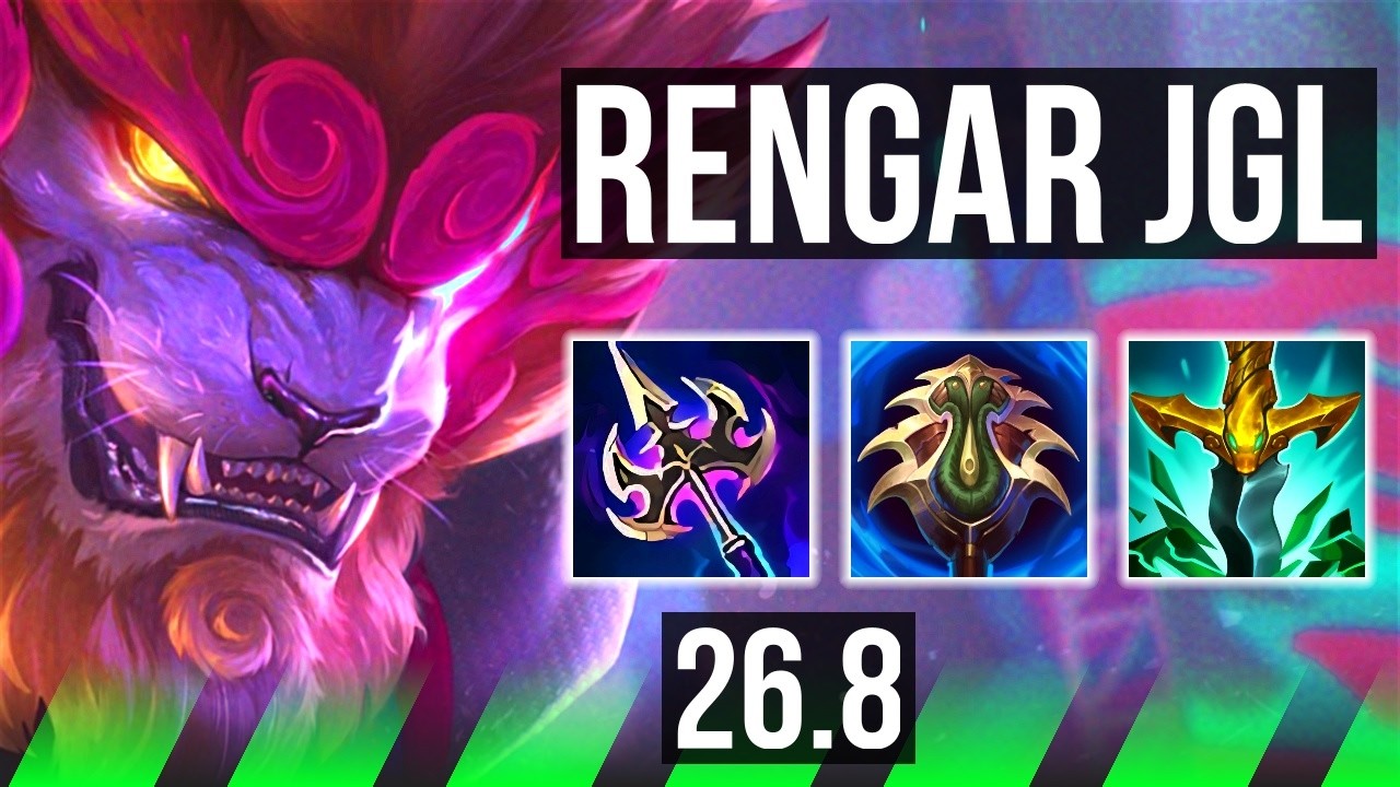 RENGAR vs SHACO (JGL) | Good KDA: 23/1/4 | EUW Mestre | 26.8