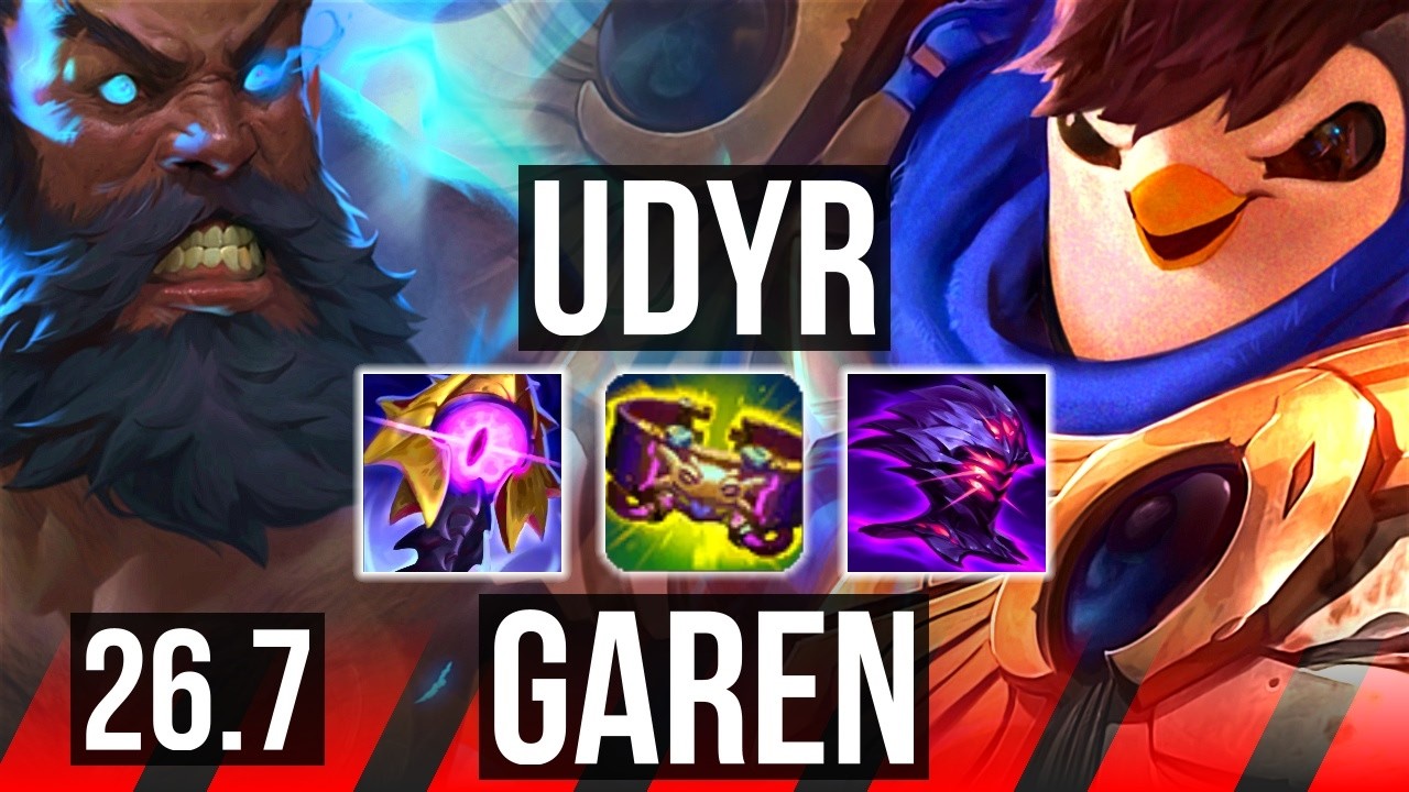 UDYR vs GAREN (TOP) | KR Mestre | 26.7