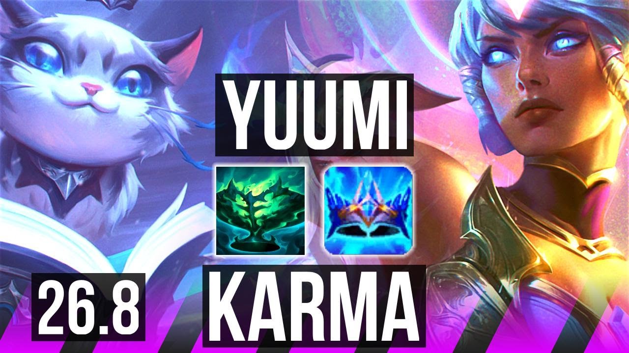 YUUMI & Sivir vs KARMA & Miss Fortune (SUP) | KR Mestre | 26.8
