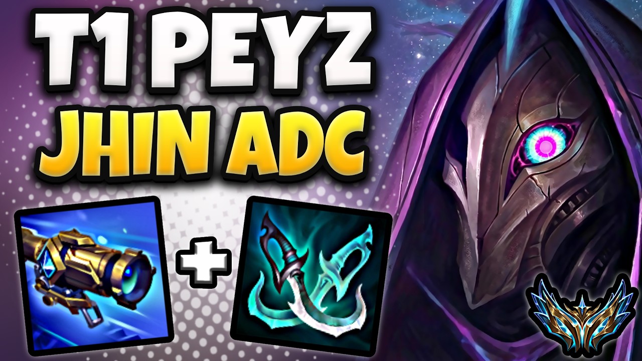 T1 Peyz Jhin vs Caitlyn [ ADC ] Patch 26.8 Korea Desafiante 2427 LP