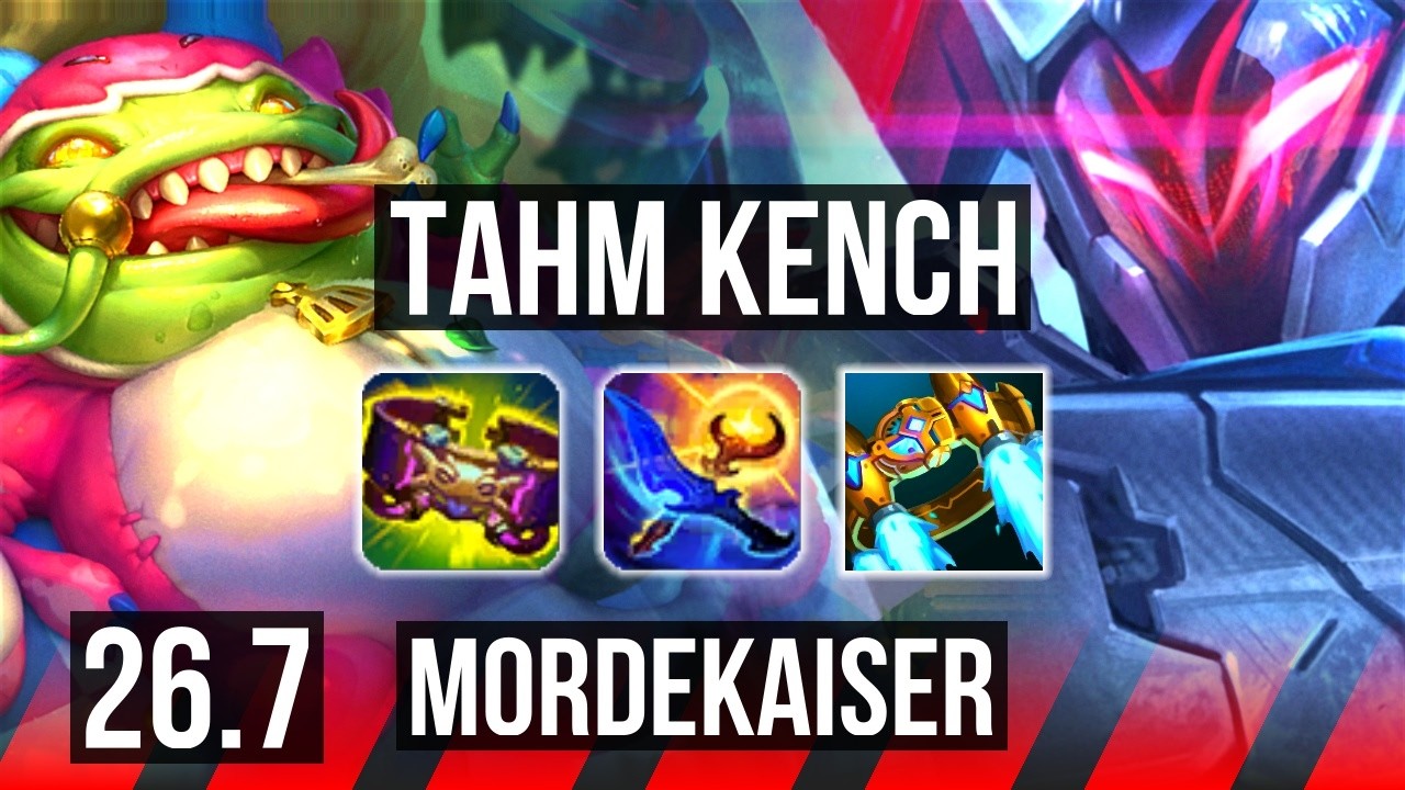 TAHM KENCH vs MORDEKAISER (TOP) | Good KDA: 14/2/6 | EUNE Mestre | 26.7