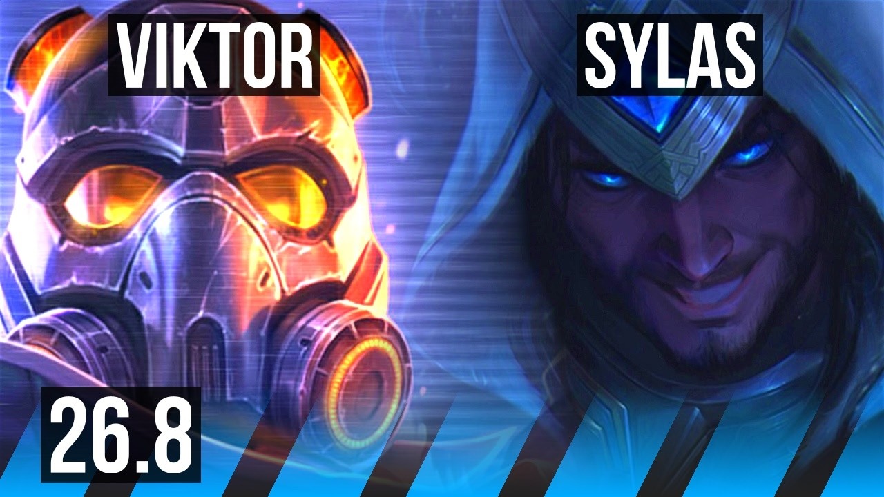 VIKTOR vs SYLAS (MID) | 51K Dano, Good KDA: 18/2/5 | KR Mestre | 26.8