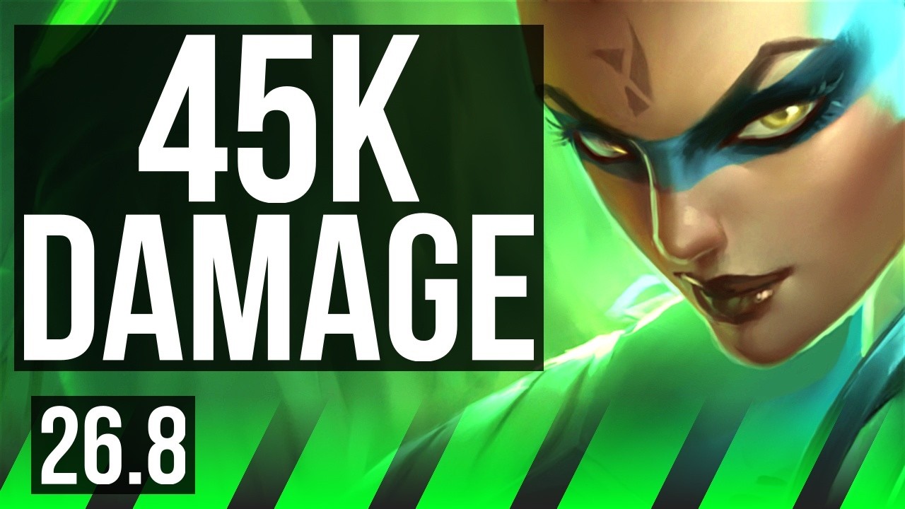 NIDALEE vs DIANA (JGL) | 45K Dano | KR Mestre | 26.8