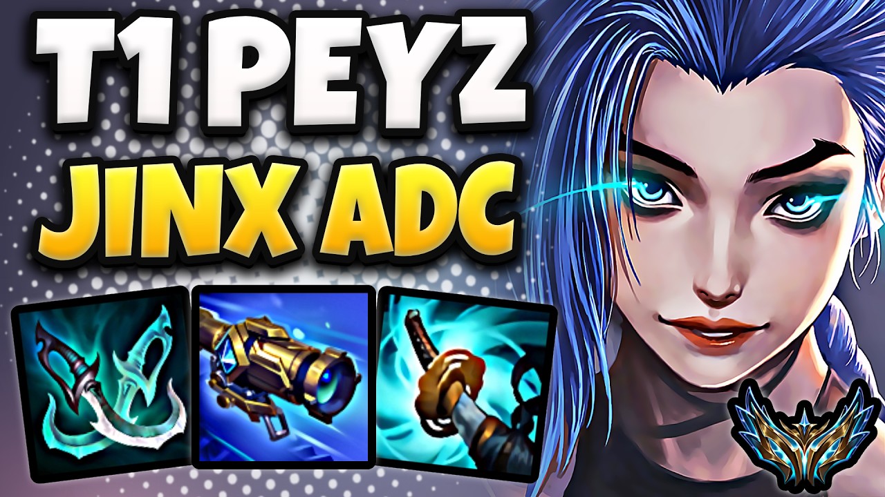 T1 Peyz Jinx vs Caitlyn [ ADC ] Korea Desafiante 2489 LP | Patch 26.8