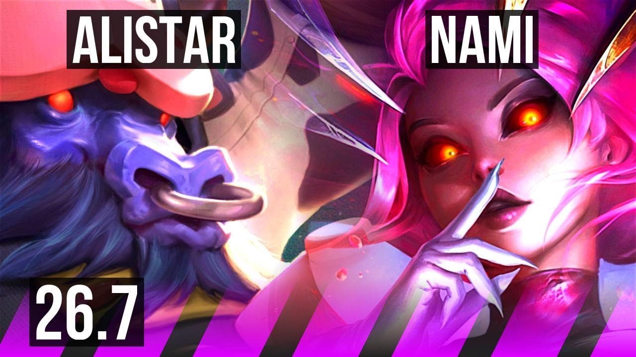 ALISTAR & Vladimir vs NAMI & Yasuo (SUP) | NA Desafiante | 26.7