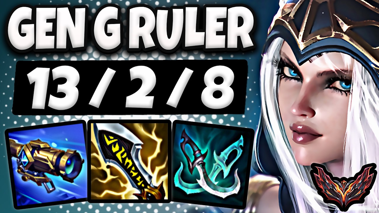 Ashe vs Caitlyn ADC [ Gen.G Ruler ] Korea Grão-Mestre 1479 | Patch 26.8 ✅