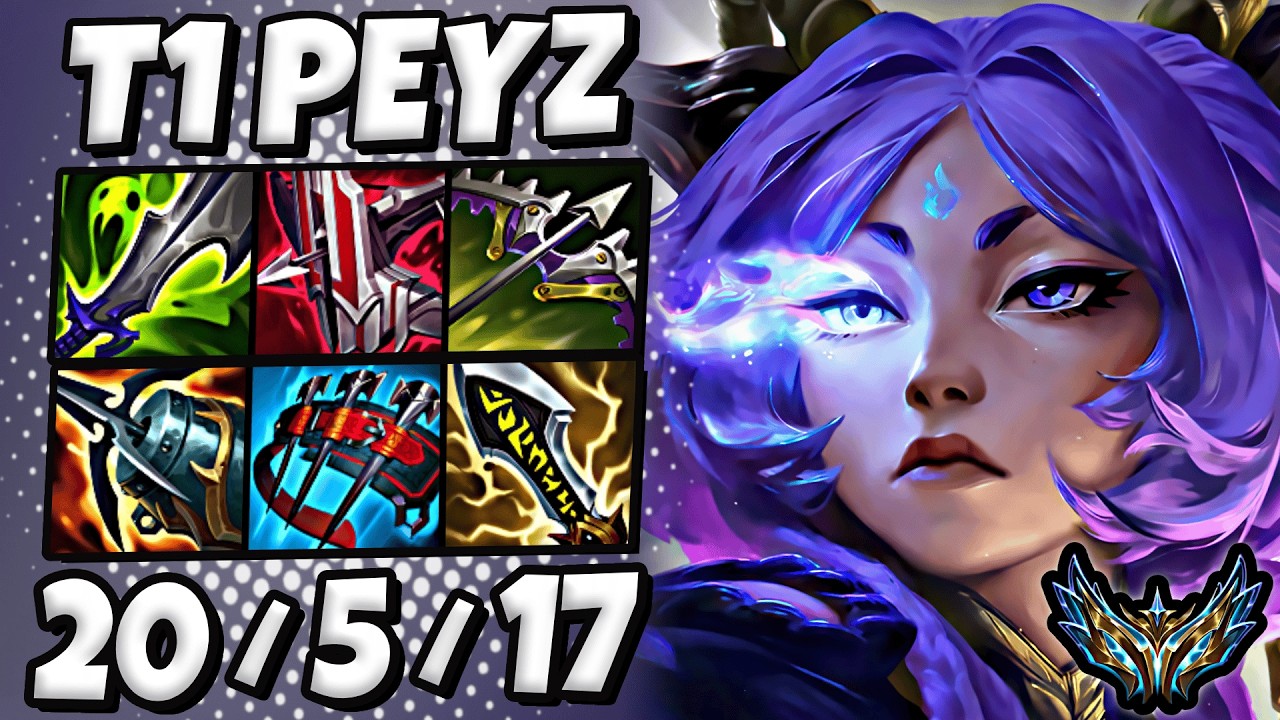 T1 Peyz Yunara vs Caitlyn [ ADC ] Korea Desafiante 2470 LP | Patch 26.7