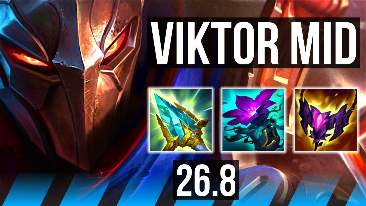 VIKTOR vs ZED (MID) | 7k gold Retorno, 47K Dano | EUW Desafiante | 26.8