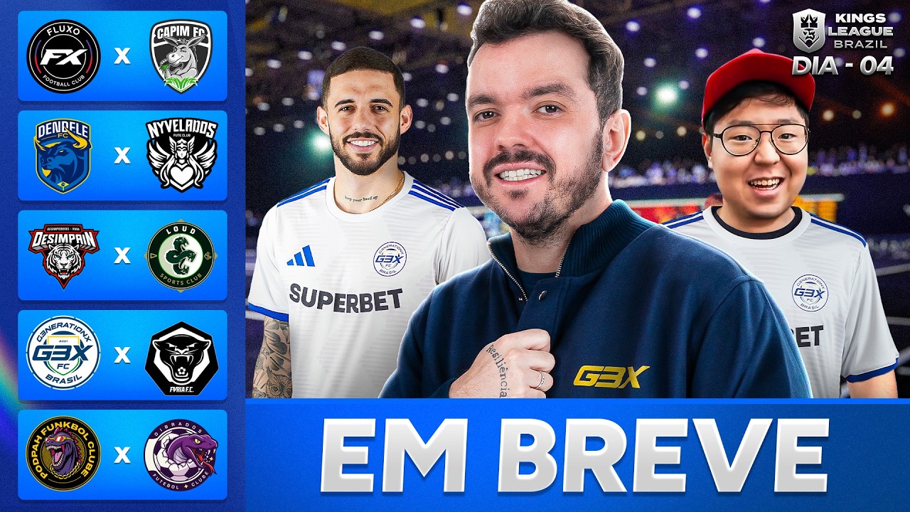 G3X vs LOUD FC | KingsLeague Brasil Split 2 | DIA 5 – !socio – Siga @Gaules nas redes sociais!
